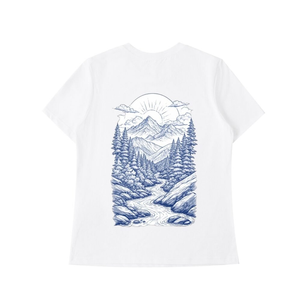 “MOUNTAINS” Essential Standard Shoulder T-Shirt